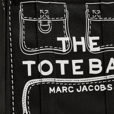 THE TROMPE L'OEIL CARGO CANVAS MEDIUM TOTE BAG